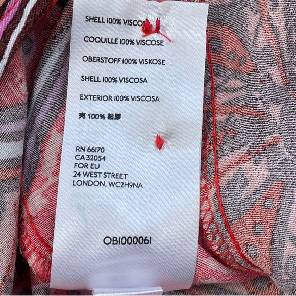 Anthropologie Skirted Wide Leg Pants Red 2 EUC - Picture 13 of 15